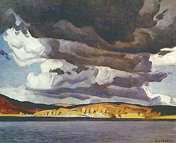 October Storm - A.J. Casson reproduction oil painting