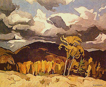 October Storm Clouds - A.J. Casson reproduction oil painting