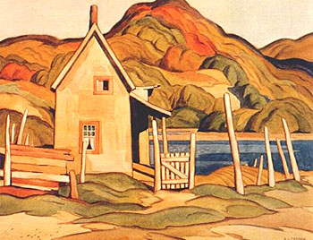 Old House Haliburton - A.J. Casson reproduction oil painting