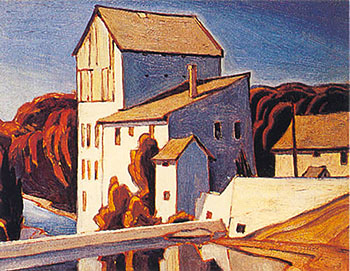 Old Mill Elora - A.J. Casson reproduction oil painting
