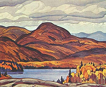 Pike Lake - A.J. Casson reproduction oil painting