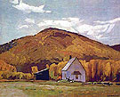 School House at Halfway Lake - A.J. Casson