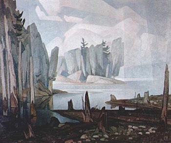 Silver Morning - A.J. Casson reproduction oil painting