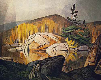 Still Morning B - A.J. Casson reproduction oil painting