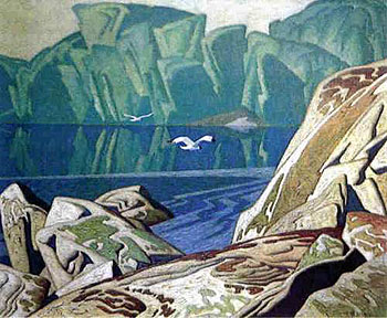 Summer Morning on Series - A.J. Casson reproduction oil painting
