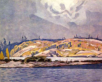 The Channel at Britt - A.J. Casson reproduction oil painting