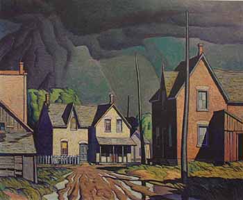 Thunder Storm - A.J. Casson reproduction oil painting