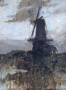 A Dutch Windmill at Night 1909 - A.Y. Jackson