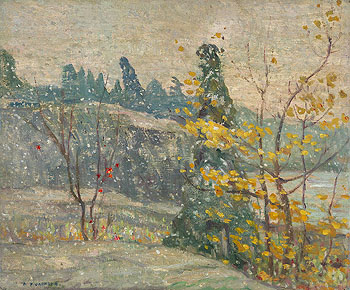 Autumn Snowfall 1913 - A.Y. Jackson reproduction oil painting