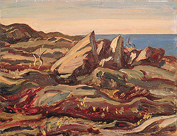 Cobalt Island 1950 - A.Y. Jackson reproduction oil painting
