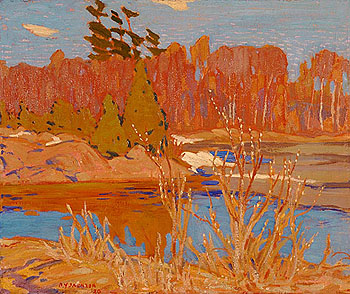 Early Spring Georgian Bay 1920 - A.Y. Jackson reproduction oil painting