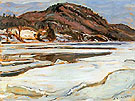 Early Spring Lievre River - A.Y. Jackson reproduction oil painting