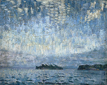 Evening Georgian Bay c1905 - A.Y. Jackson reproduction oil painting