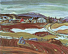 Farm Near St Jean Port Joli - A.Y. Jackson reproduction oil painting