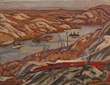 Grace Lake Algoma 1939 - A.Y. Jackson reproduction oil painting