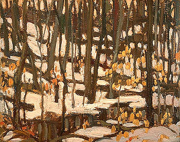 Grey Day in the Woods 1920 - A.Y. Jackson reproduction oil painting