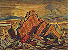 Hills at GR Bear LK - A.Y. Jackson reproduction oil painting