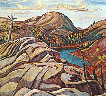 Nellie Lake 1933 - A.Y. Jackson reproduction oil painting