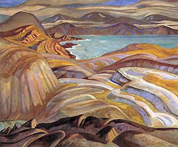 Abrador Coast 1930 - A.Y. Jackson reproduction oil painting