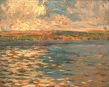 Lake 1913 - A.Y. Jackson reproduction oil painting
