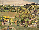 Massey Gardens at Port Hope 1930 - A.Y. Jackson reproduction oil painting