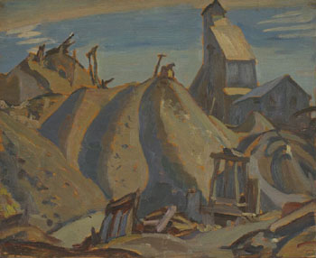 Mine Cobalt Ontario 1932 - A.Y. Jackson reproduction oil painting
