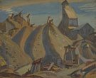 Mine Cobalt Ontario 1932 - A.Y. Jackson reproduction oil painting