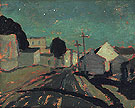 Moonlight Sainte Anne de Beaupre 1925 - A.Y. Jackson reproduction oil painting