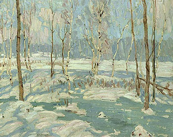 Morning After Sleet 1913 - A.Y. Jackson reproduction oil painting