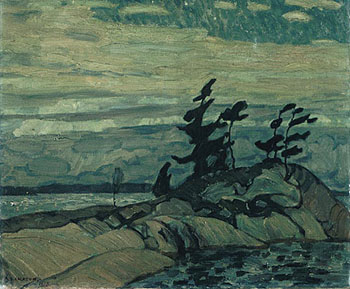 Night Georgian Bay 1913 - A.Y. Jackson reproduction oil painting