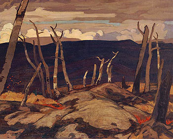 November 1922 - A.Y. Jackson reproduction oil painting