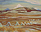 October Twin Butte Alberta 1951 - A.Y. Jackson reproduction oil painting