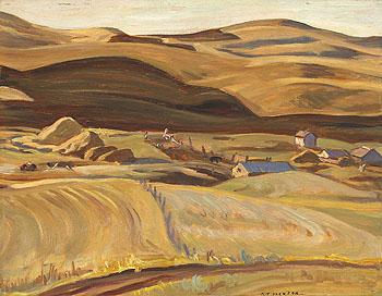 Porcupine Hills Alberta 1937 - A.Y. Jackson reproduction oil painting