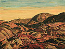 Pre Cambrain Hills 1938 - A.Y. Jackson reproduction oil painting