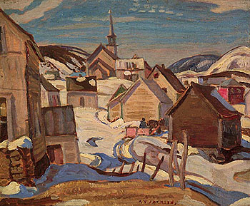 Saint Simon 1935 - A.Y. Jackson reproduction oil painting