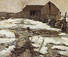 Sweetsburg Quebec 1910 - A.Y. Jackson reproduction oil painting