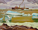 The Beothic at Bache Post Ellesmere Island 1929 - A.Y. Jackson