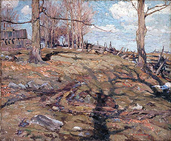 The Edge of the Maple Wood 1910 - A.Y. Jackson reproduction oil painting