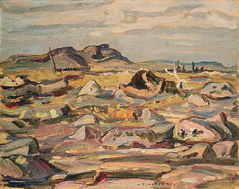 Wilderness Hunter Bay 1950 - A.Y. Jackson reproduction oil painting