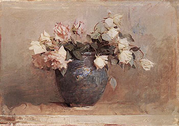 Roses - Abbott Henderson Thayer reproduction oil painting