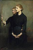 The Sisters c1884 - Abbott Henderson Thayer reproduction oil painting