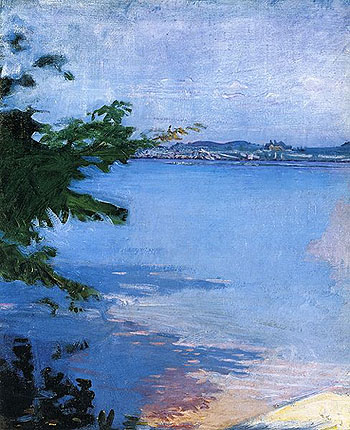 Dublin Pond New Hampshire 1894 - Abbott Henderson Thayer reproduction oil painting
