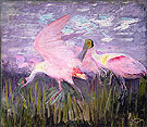 Roseate Spoonbills 1905 - Abbott Henderson Thayer