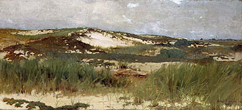 Nantucket Sand Dune c1890 - Abbott Henderson Thayer reproduction oil painting