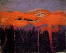 Red Flamingoes c1905 - Abbott Henderson Thayer