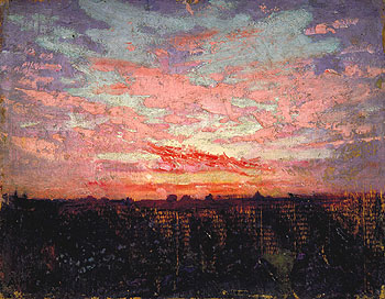 Sunrise - Abbott Henderson Thayer reproduction oil painting