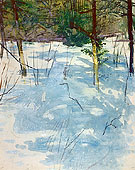 Winter Monadnock c1900 - Abbott Henderson Thayer reproduction oil painting