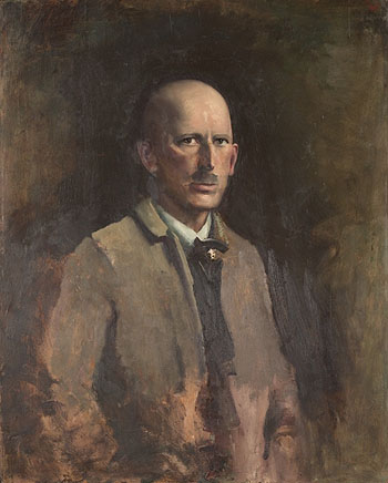 Self Portrait 1918 - Abbott Henderson Thayer reproduction oil painting