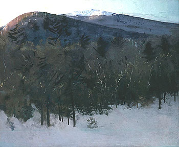 Mount Monadnock c1918 - Abbott Henderson Thayer reproduction oil painting