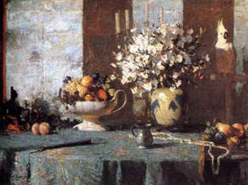 Still Life - Frank Weston Benson reproduction oil painting